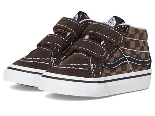 Vans Sk8-Mid Reissue V Tonal Check Brown - Scarpe Unisex Bambino
