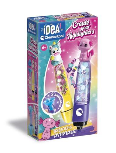 Clementoni Idea - Create Your Highlighters: Trendy Animals