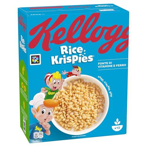 Kellogg's Rice Krispies - Cereali Croccanti per una Colazione Ricca di Energia