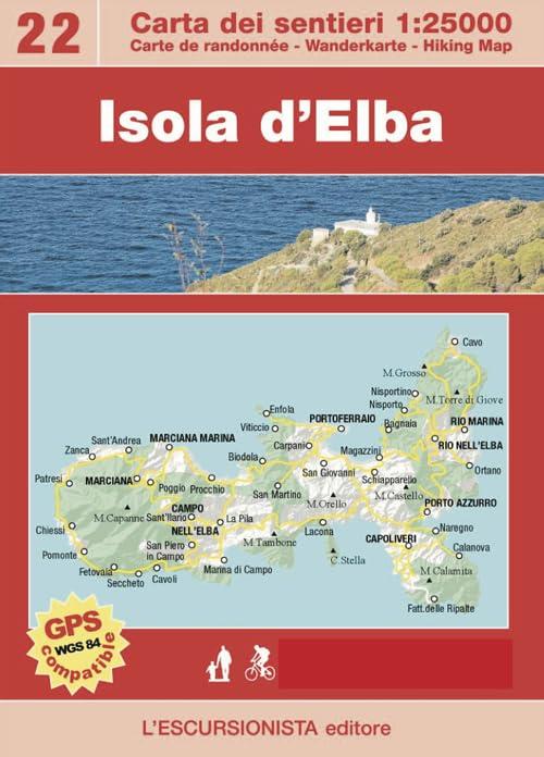 Isola D'Elba. The Great Elban Traverse. Con Carta Escursionistica 1:25000