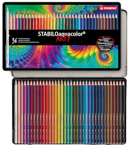 STABILO aquacolor - Matite Colorate Acquerellabili - ARTY - Set da 36