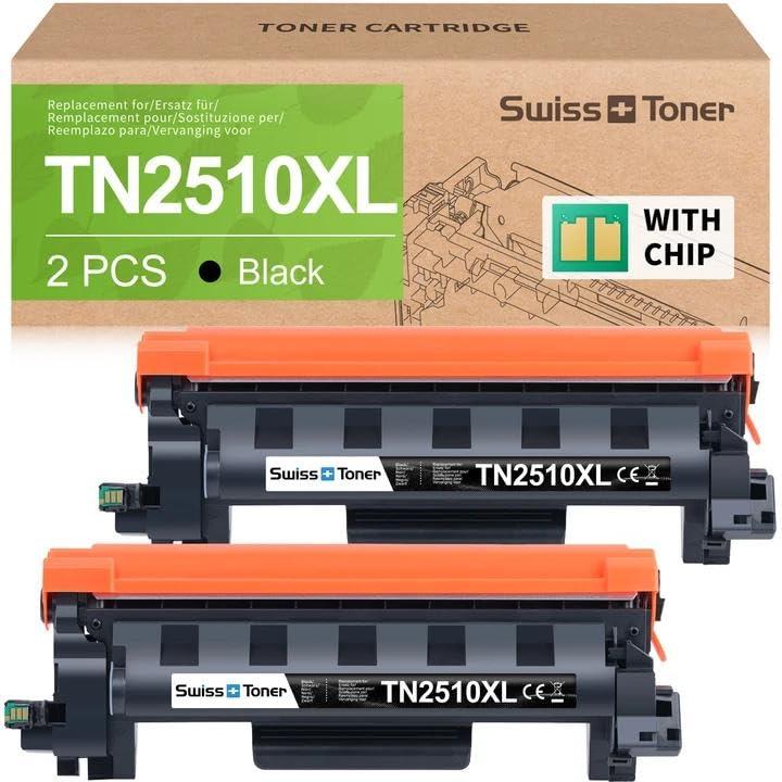 Swiss Toner TN2510XL Compatibile - 2x Nero