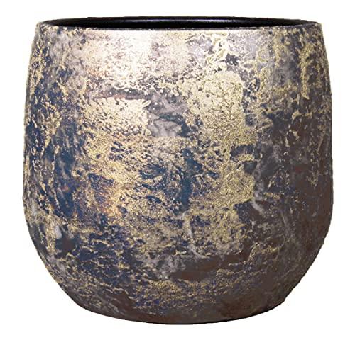 INNA-Glas Fioriera Vintage Mago Oro 17 cm