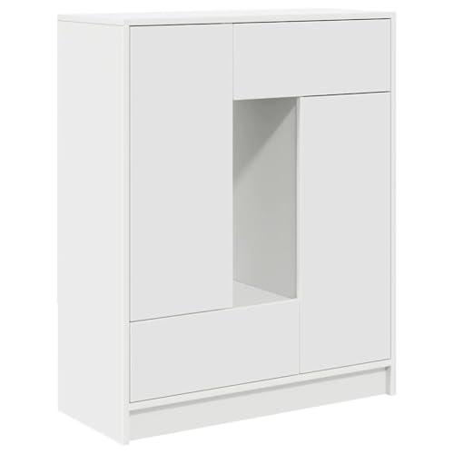 vidaXL Credenza con cassetti e ante bianca