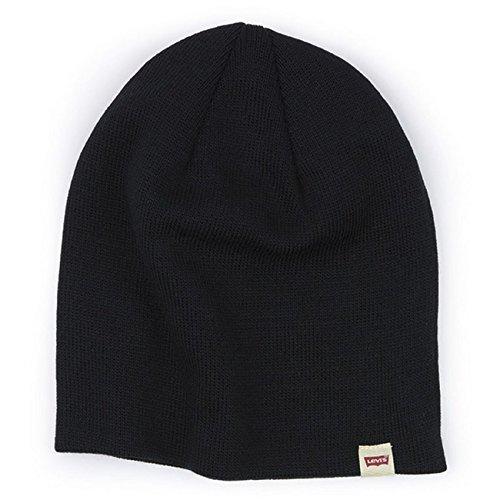 Levi's Otis Beanie, Cuffia Unisex - Adulto, Nero (Black), Large (Taglia Produttore: L/XL)