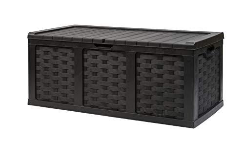 Starplast XXL Box Contenitore da Giardino Stile Rattan