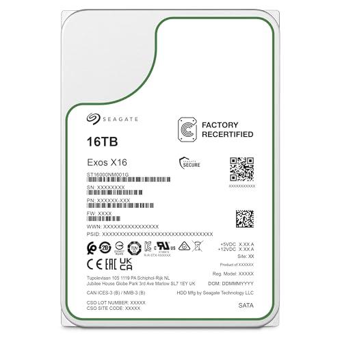 Seagate Exos X16 16TB Hard Disk Interno