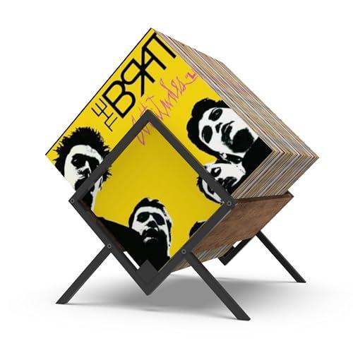 Showxeeyee Contenitore per dischi in vinile per 80-100 LP