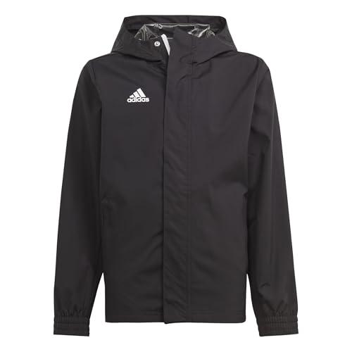 adidas Unisex - Bambini Entrada 22 All-Weather Jacket, Black, 7-8 Years