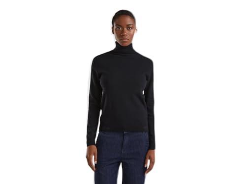 United Colors of Benetton Maglia Ciclista Donna Nera
