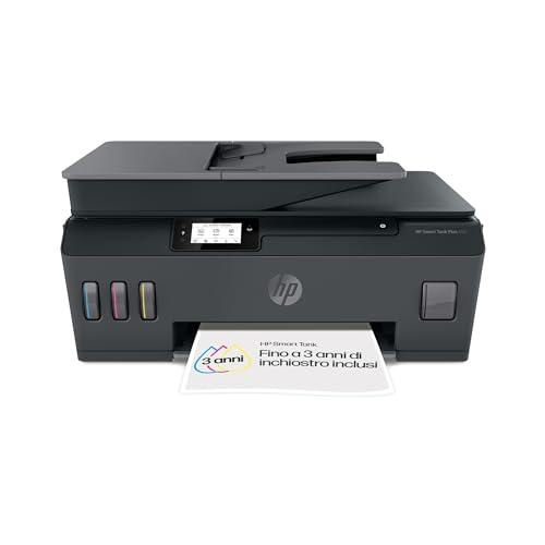 HP Smart Tank Plus 655 AiO Y0F74A, Stampante Multifunzione a Colori