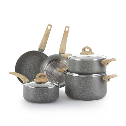 Batteria pentole 8 pezzi Mrs Wood