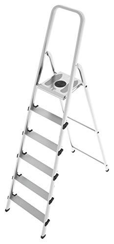 Scala mista acciaio alluminio 6 gradini