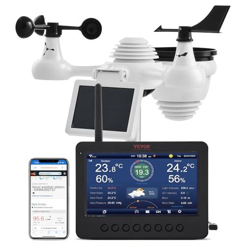 Stazione Meteorologica Wireless 7 in 1 VEVOR con Wi-Fi e Sensore Solare