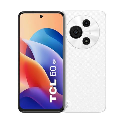 TCL 60 SE Smartphone Android 15, 8+512GB, Doppia Fotocamera 50MP, Batteria 5200mAh, Bianco Blizzard