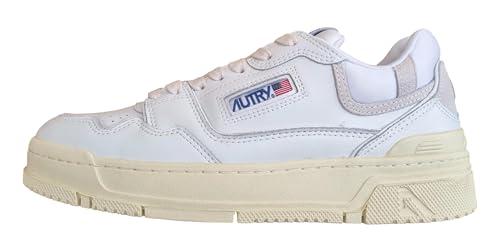 Autry CLC Low: Sneakers Iconiche in Pelle Bianca per Uomo