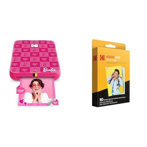 KODAK Barbie x Step Slim Stampante Fotografica Portatile Istantanea Wireless + Carta Fotografica Premium 2
