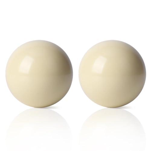 Palla da Biliardo Bianca in Resina (2 Pezzi) - Diametro Standard 5.72cm