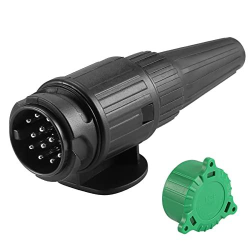 SPARKMOTO Spina 13 Poli per Rimorchio Impermeabile con Cover Protettiva