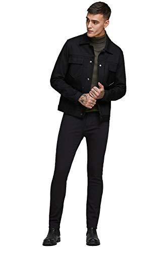 JACK & JONES Jjiglenn Jjoriginal AM 816 Noos Slim Jeans, Nero