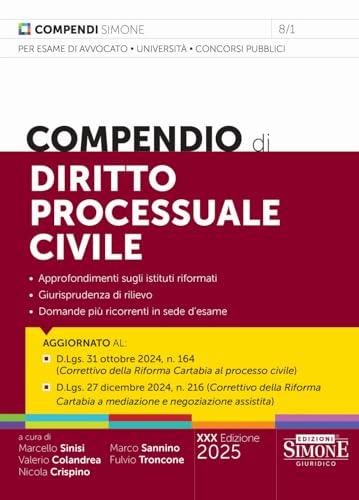 Compendio di Diritto Processuale Civile (Edizione Dike Giuridica)