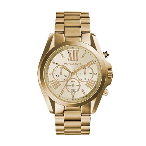 Michael Kors MK5605 Orologio Cronografo Donna Acciaio Dorato