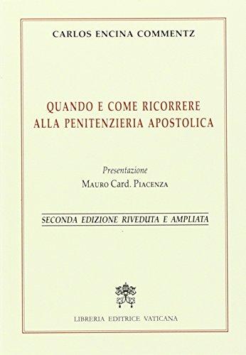 Quando e come ricorrere alla penitenzieria apostolica
