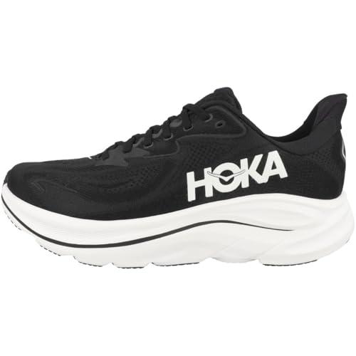 HOKA Clifton 10 Black/White Uomo