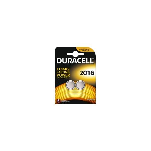 Duracell CR2016 Batteria a Bottone al Litio, Confezione da 2