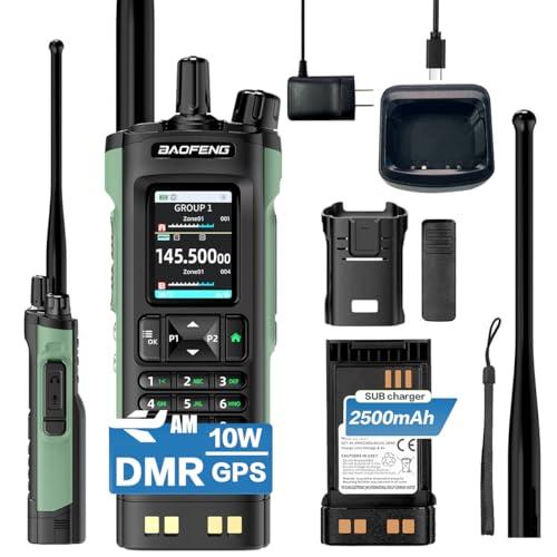 BAOFENG DM32 Walkie Talkie DMR GPS 10 W Programmazione Multi Band Wireless Copia Frequenza Tipo-C UV32 Prosciutto 2 Vie Ra