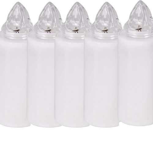 Lumino Elettrico a LED ZM Market Stilo Pacis Bianco con Luce Intermittente