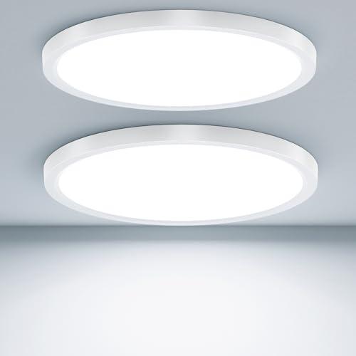 Plafoniera LED Soffitto Taipow 18W, 2448LM, 6500K, IP44 - Set da 2