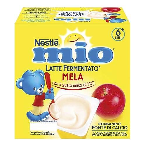 NESTLÉ MIO Merenda al Latte Fermentato Mela, 4x100g