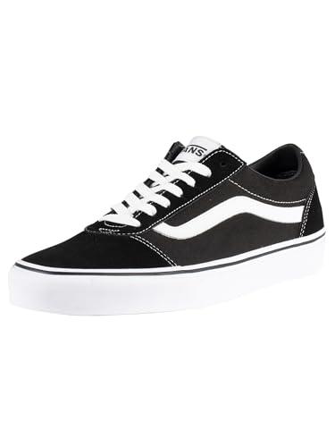 Vans Ward, Sneaker Uomo, Suede Canvas Black White