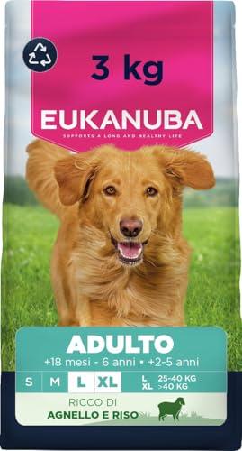 Eukanuba Adult Large Breed Agnello e Riso - Alimento Secco per Cani di Taglia Grande
