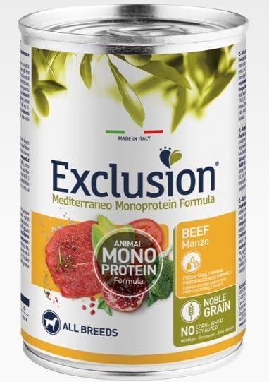 Exclusion Monoproteico All Breeds Adult Manzo - 6 x 400g