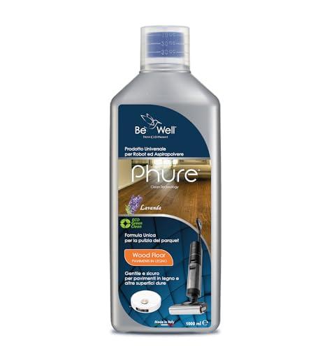 PHURE Detergente Concentrato per Robot Lavapavimenti e Aspirazione Igienizzante Multisurface - Legno & Parquet, Lavanda