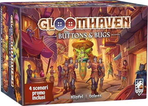 Asmodee Gloomhaven: Buttons & Bugs, Gioco da Tavolo Solitario