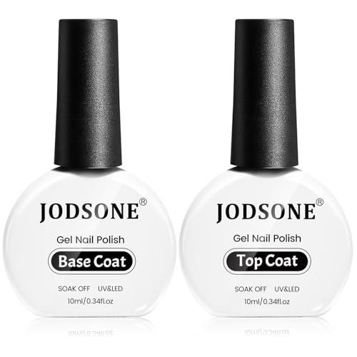 JODSONE Set 2 Flaconi Smalto Gel Base Coat Top Coat 10ml