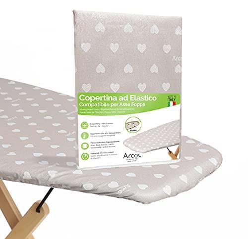 ARCOL Copertina Ricambio ad Elastico Compatibile per Asse da Stiro Foppapedretti