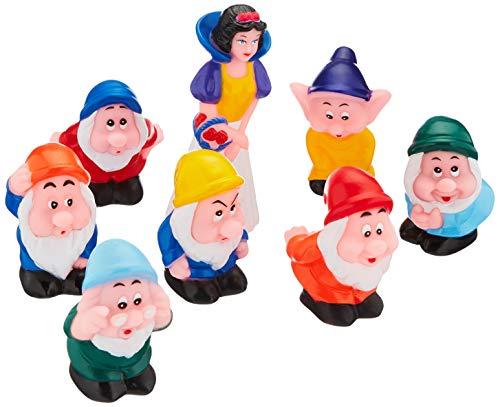 Teorema Giocattoli - 7 Nani Gommosi con Principessa: Set Bagnetto Incantato