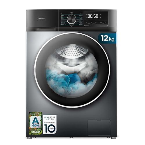 Cecotec Lavatrice a Carica Frontale Bolero DressCode 12500 Inverter Steel