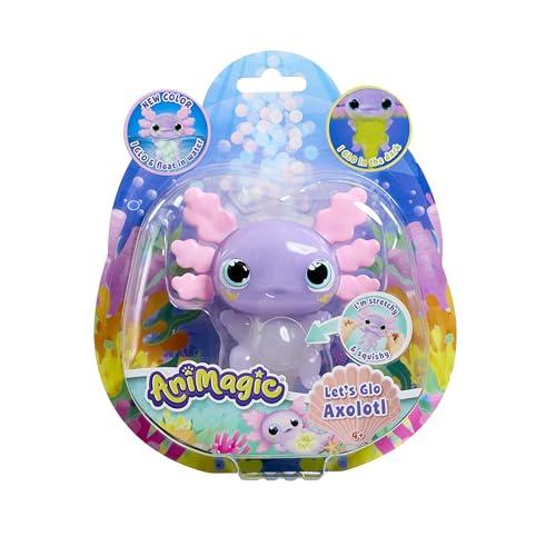 Animagic Let's Glo Axolotl Pastel - Animale Elettronico Interattivo