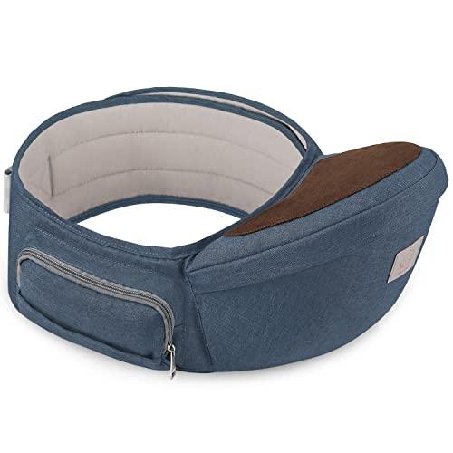 Marsupio Ergonomico con Seggiolino Hipseat Gagaku - Blu Navy