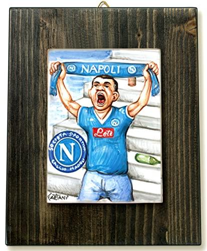 Tifoso Napoli - Quadretto Artigianale in Ceramica