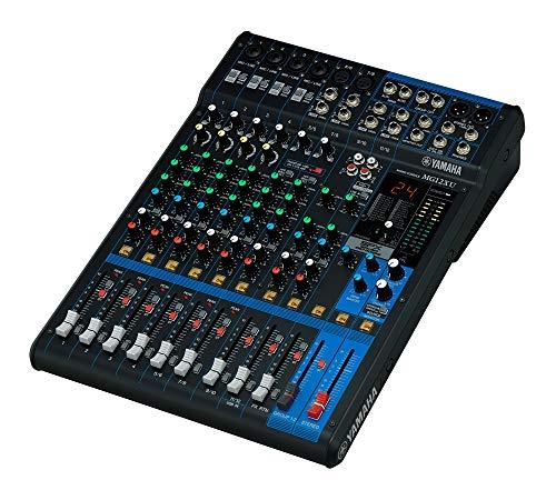 Yamaha MG12XU Mixer Audio - Console di Mixaggio Compatta con 12 Canali d'Ingresso e Preamplificatori Microfonici D-PRE