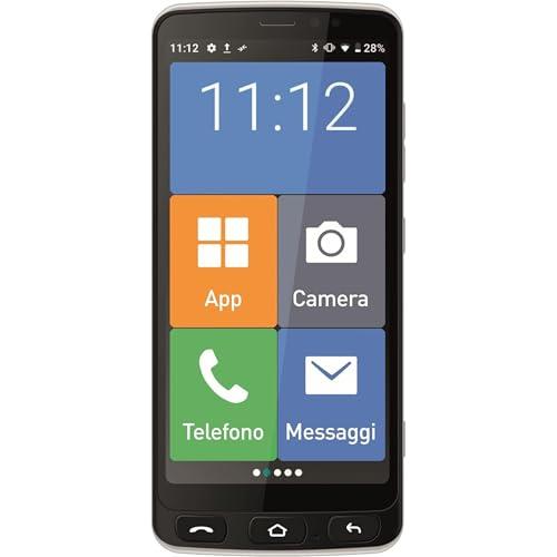 Saiet Smart Senior STS550 - Smartphone per Anziani con WhatsApp e Tasto SOS