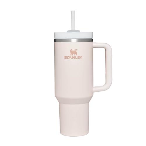 Stanley Quencher H2.0 FlowState Borraccia con Cannuccia 1.2L - Freddo per 11 Ore - Con Ghiaccio per 48 Ore - Senza BPA - Tazza Termica con Manico - Borraccia Termica - Rose Quartz