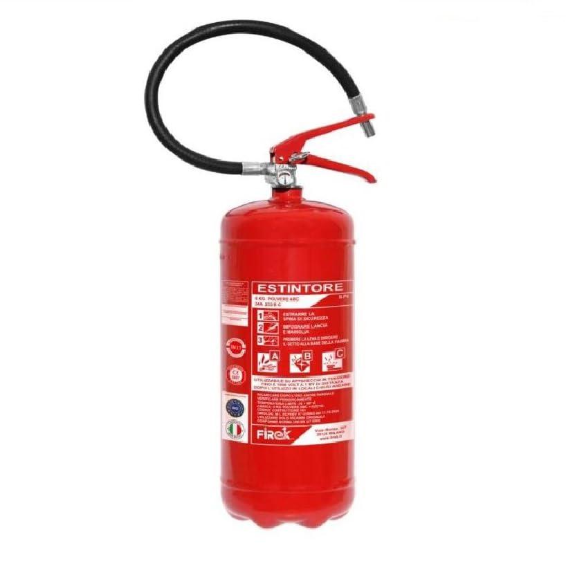 Estintore Portatile a Polvere 6 Kg Omologato e Certificato