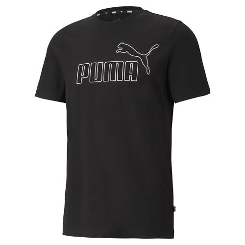 Puma Ess Logo Tee T-Shirt Nera Unisex Adulto